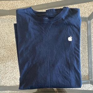 Apple Employees Navy Long Sleeve Shirt